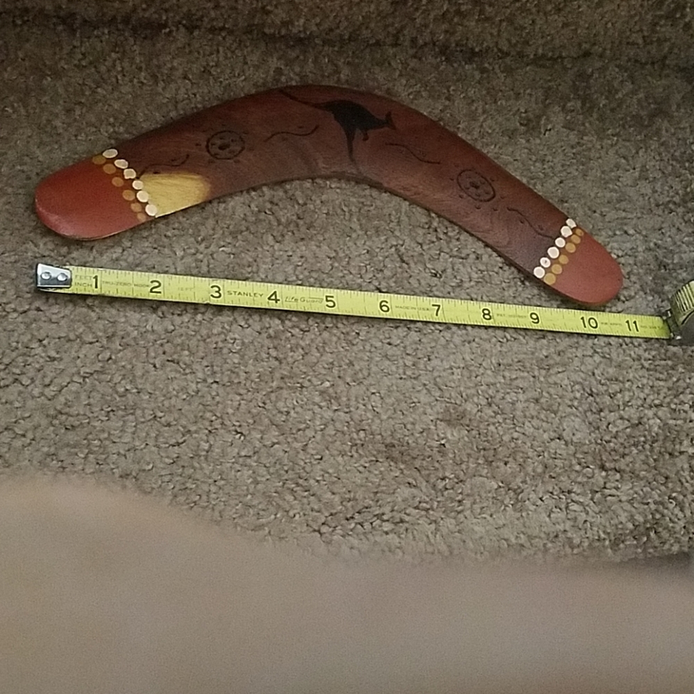 Australian wooden decorative Boomerang